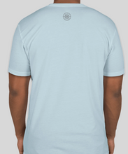 Load image into Gallery viewer, Jasper Holland Co - Square Logo Design Mens T-shirt (Light Blue - Sueded)