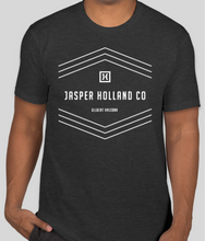 Load image into Gallery viewer, Jasper Holland Co - Stripes Design Mens T-shirt (Charcoal Gray)