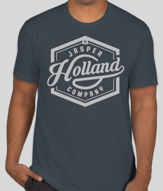 Jasper Holland Co - Vintage Design Mens T-shirt (Indigo)