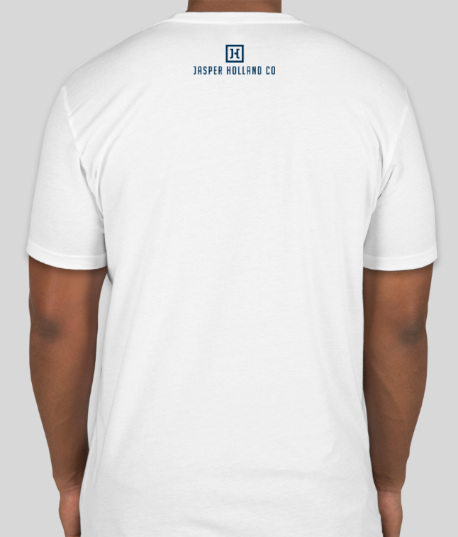 Jasper Holland Co - Patriot Design Mens T-shirt (White)
