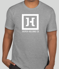 Load image into Gallery viewer, Jasper Holland Co Square Logo Design Tight Neck T-Shirt